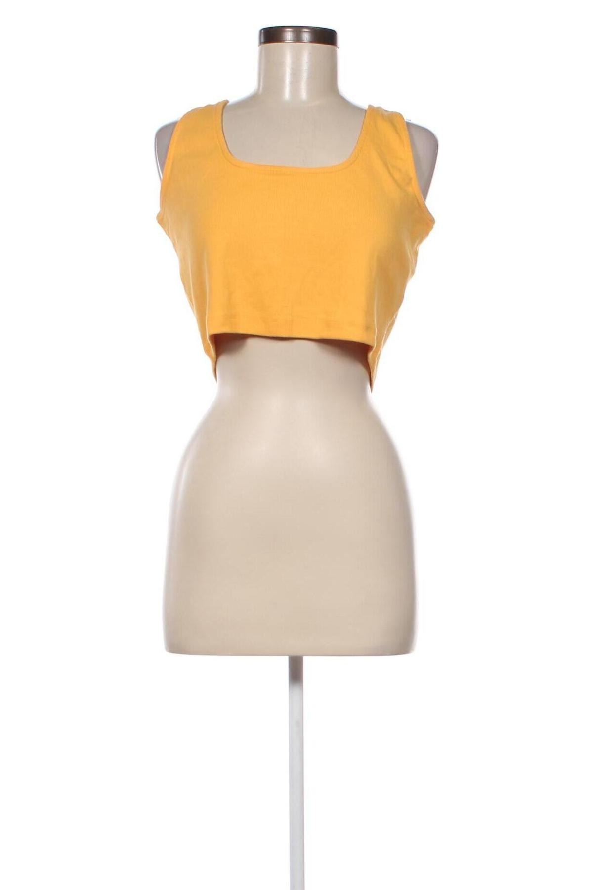 Γυναικείο αμάνικο μπλουζάκι Even&Odd, Μέγεθος XL, Χρώμα Πορτοκαλί, Τιμή 3,14 €