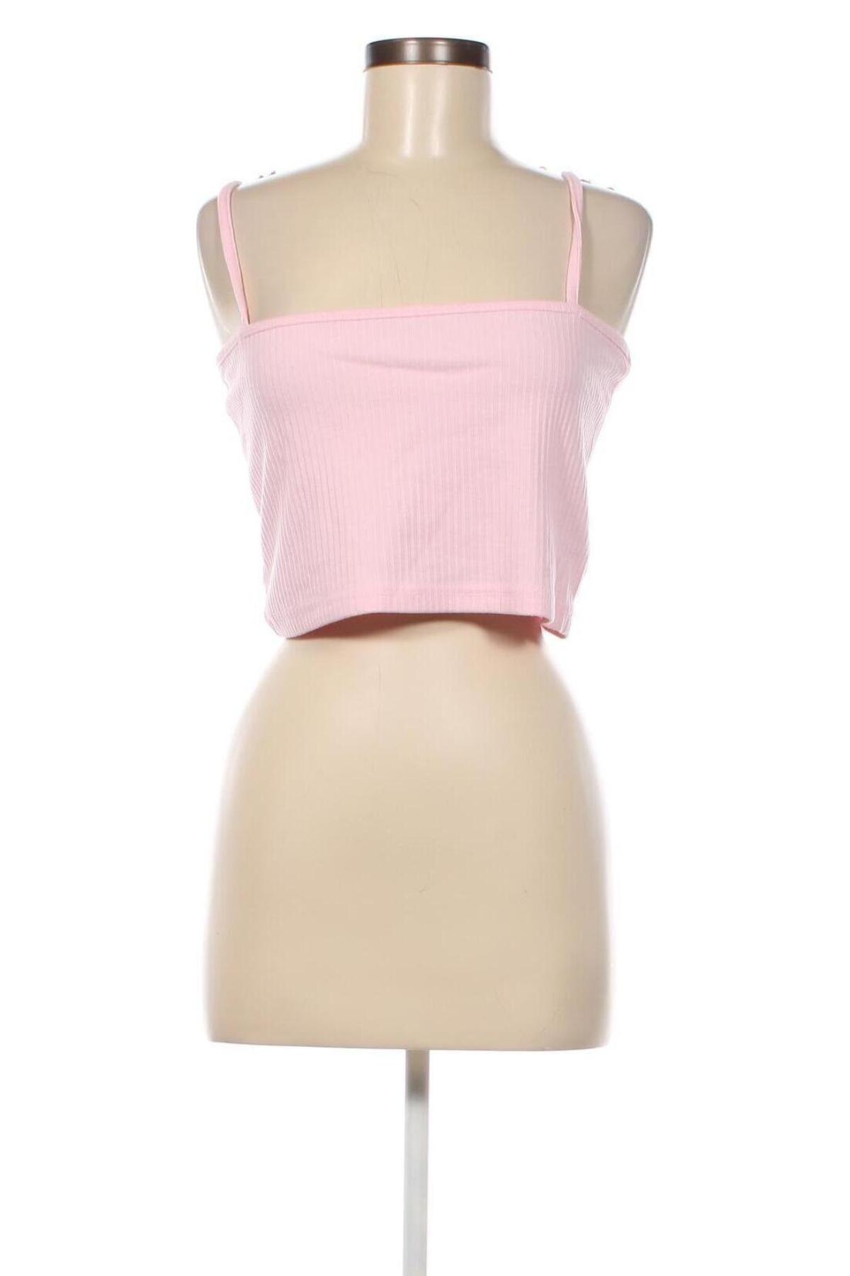 Γυναικείο αμάνικο μπλουζάκι Missguided, Μέγεθος XL, Χρώμα Ρόζ , Τιμή 3,35 €