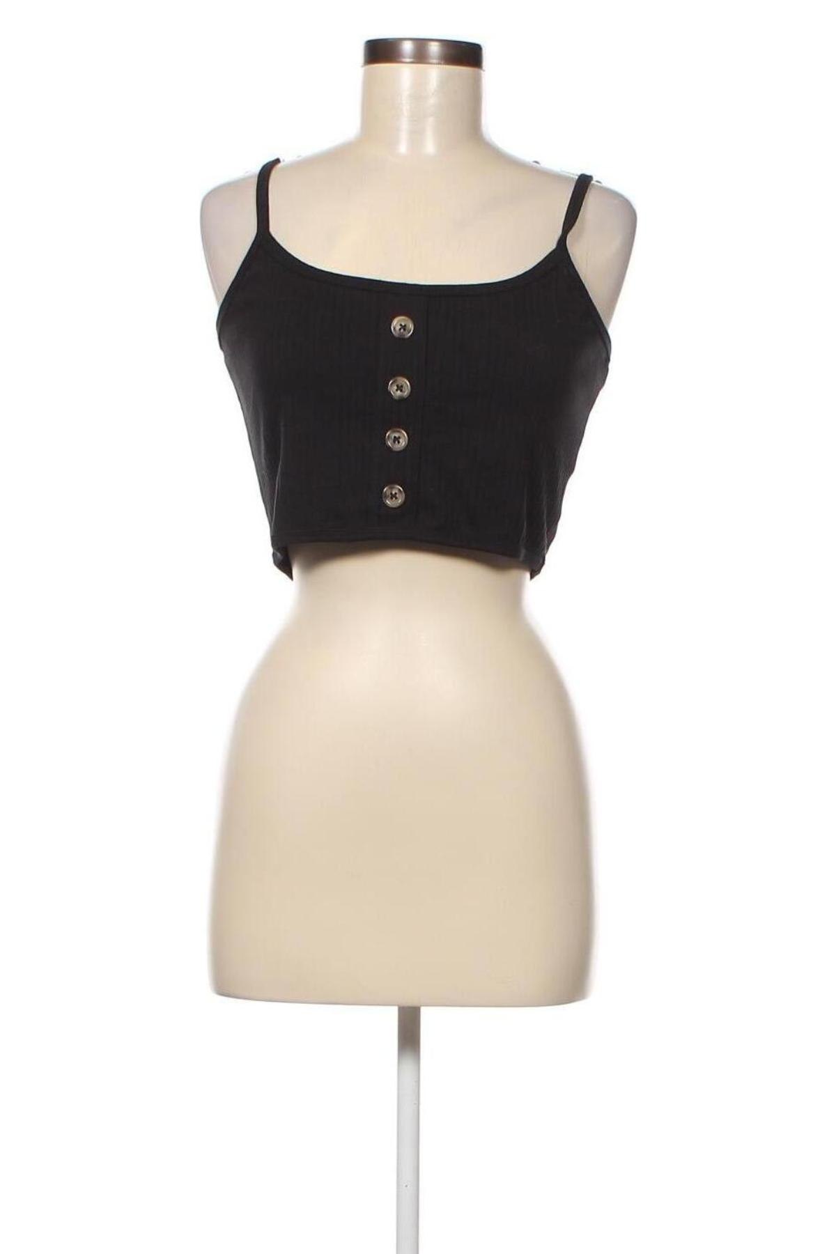 Γυναικείο αμάνικο μπλουζάκι Missguided, Μέγεθος XL, Χρώμα Μαύρο, Τιμή 3,57 €