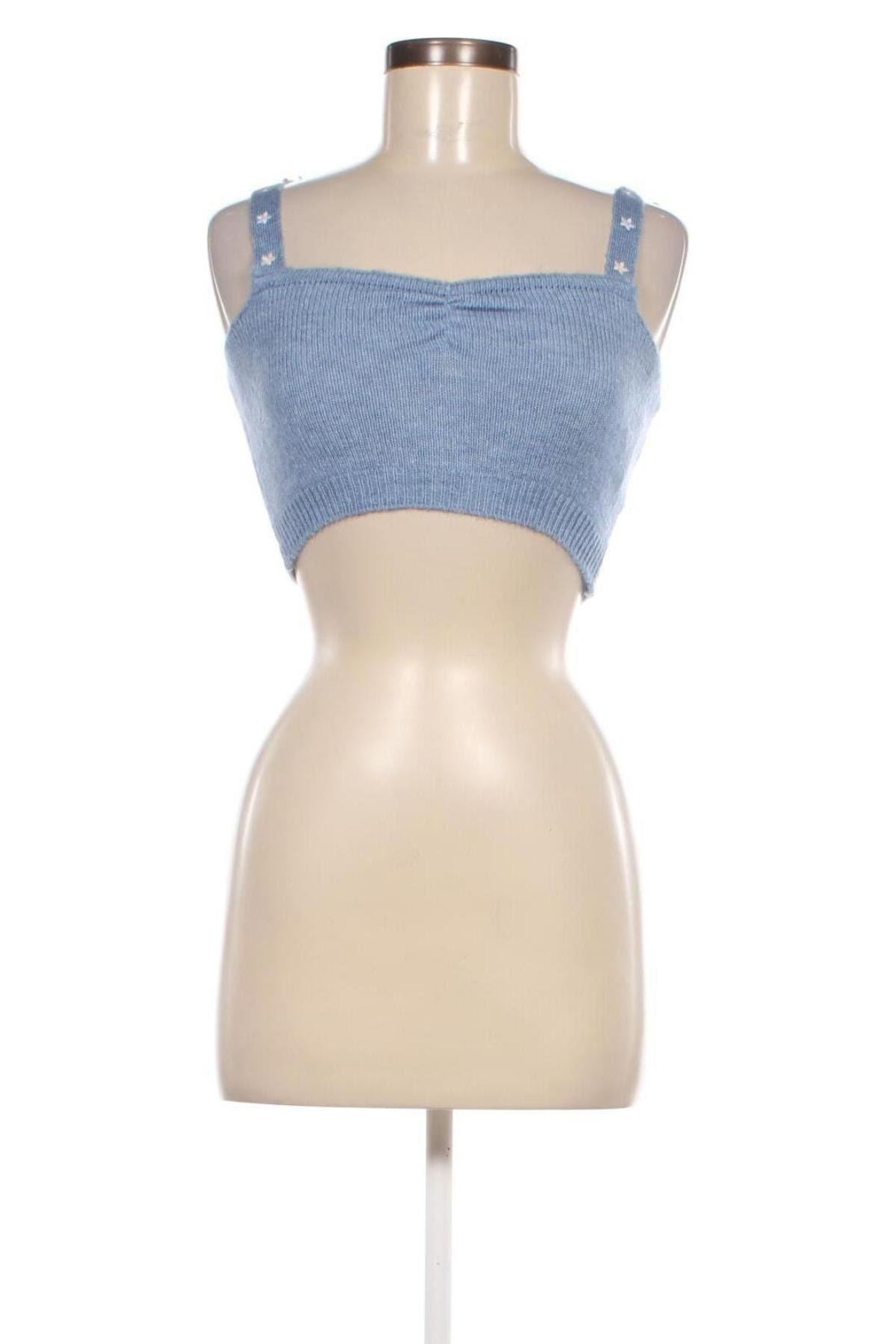 Γυναικείο αμάνικο μπλουζάκι Pimkie, Μέγεθος XS, Χρώμα Μπλέ, Τιμή 3,90 €