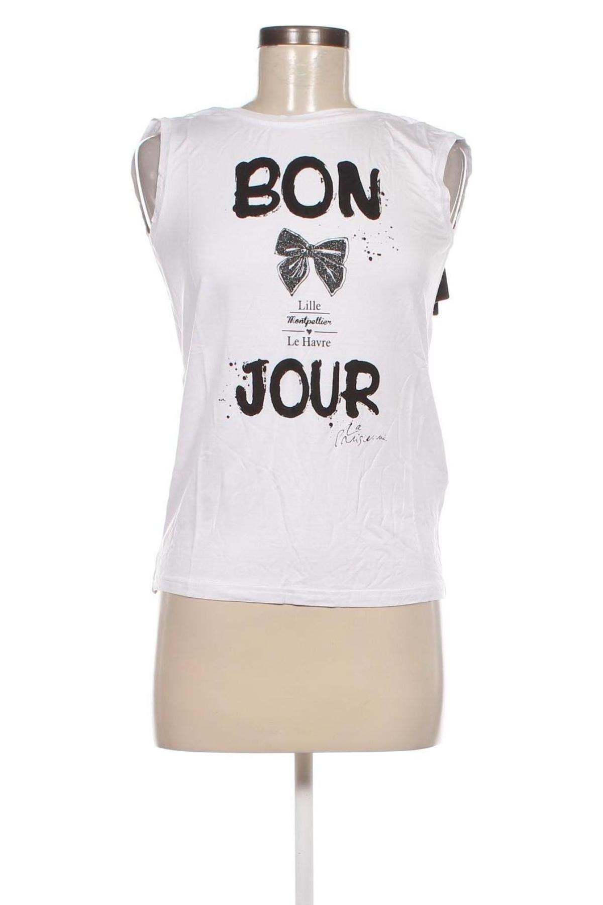 Γυναικείο αμάνικο μπλουζάκι Trueprodigy, Μέγεθος S, Χρώμα Λευκό, Τιμή 7,01 €