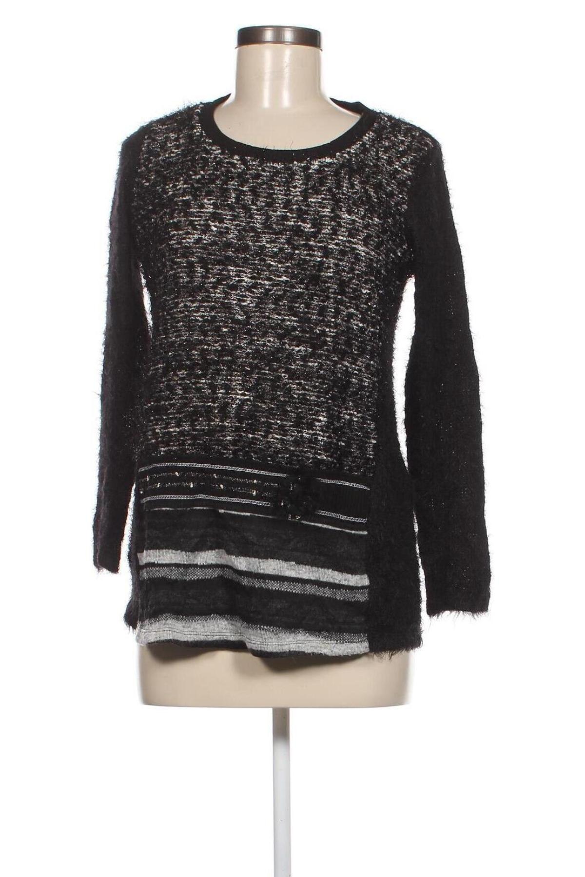 Γυναικείο πουλόβερ Amy Vermont, Μέγεθος S, Χρώμα Μαύρο, Τιμή 2,87 €