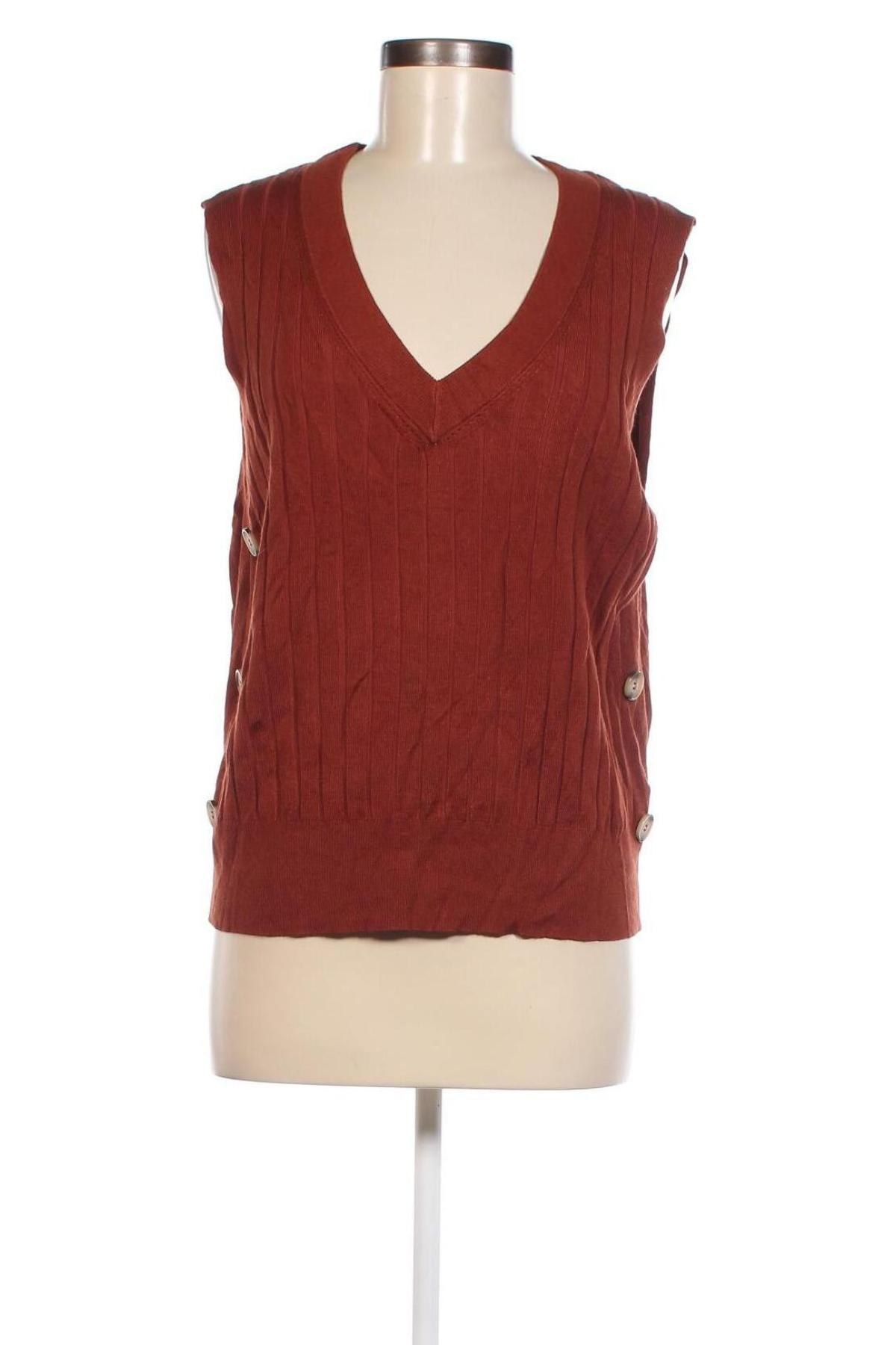 Γυναικείο πουλόβερ Free Quent, Μέγεθος L, Χρώμα Καφέ, Τιμή 4,93 €