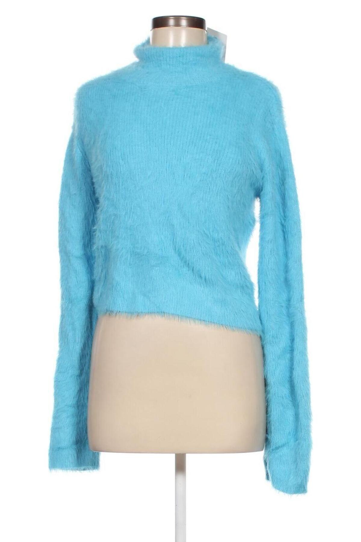 Дамски пуловер Monki, Размер L, Цвят Син, Цена 12,74 лв.
