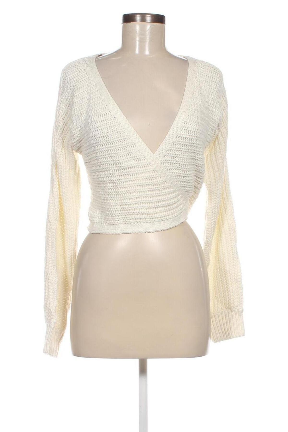 Γυναικείο πουλόβερ NA-KD, Μέγεθος XXS, Χρώμα Λευκό, Τιμή 6,28 €