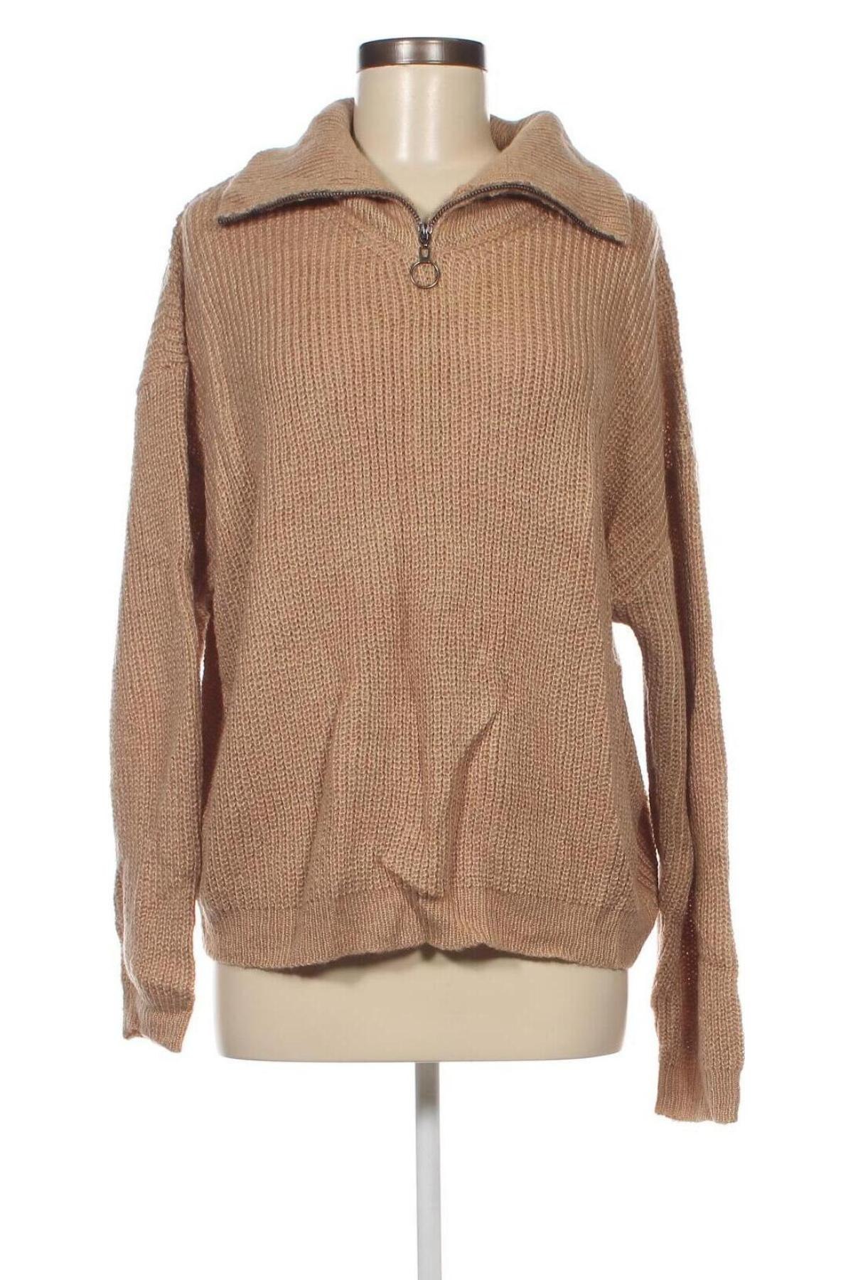 Γυναικείο πουλόβερ SHEIN, Μέγεθος M, Χρώμα  Μπέζ, Τιμή 5,22 €