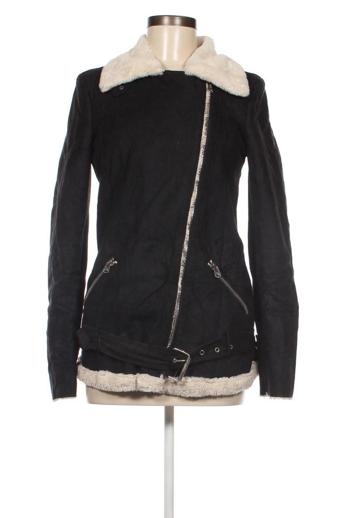 Γυναικείο παλτό Jennyfer, Μέγεθος S, Χρώμα Μαύρο, Τιμή 23,17 €