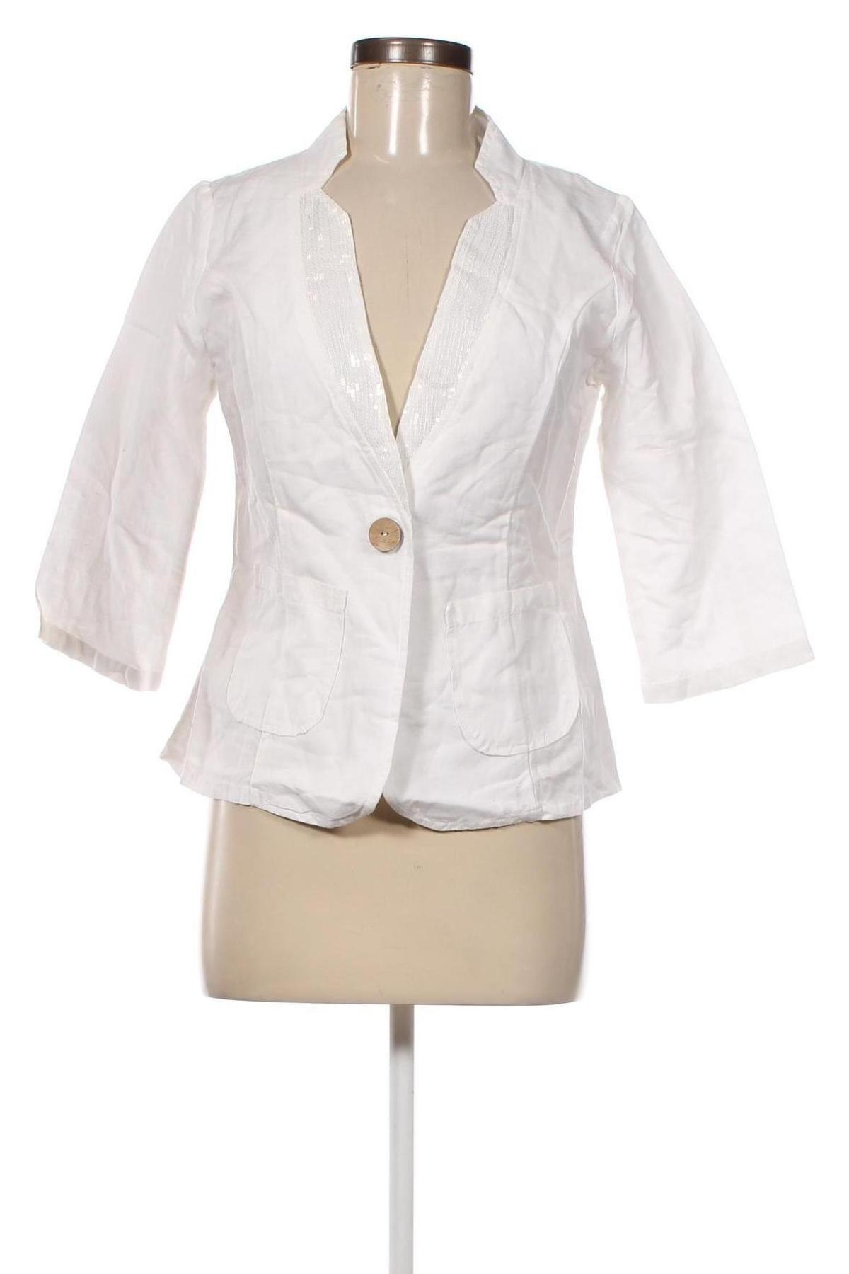 Γυναικείο σακάκι Best Connections, Μέγεθος M, Χρώμα Λευκό, Τιμή 36,08 €