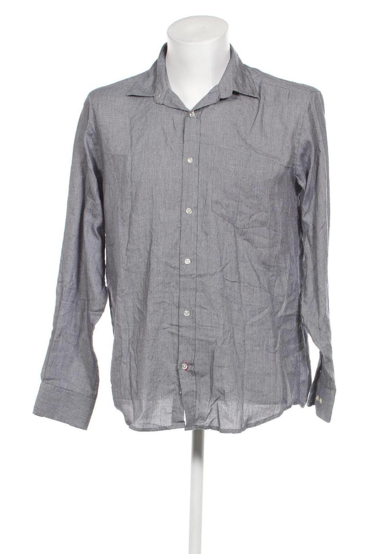 Herrenhemd Outline, Größe M, Farbe Grau, Preis € 8,27