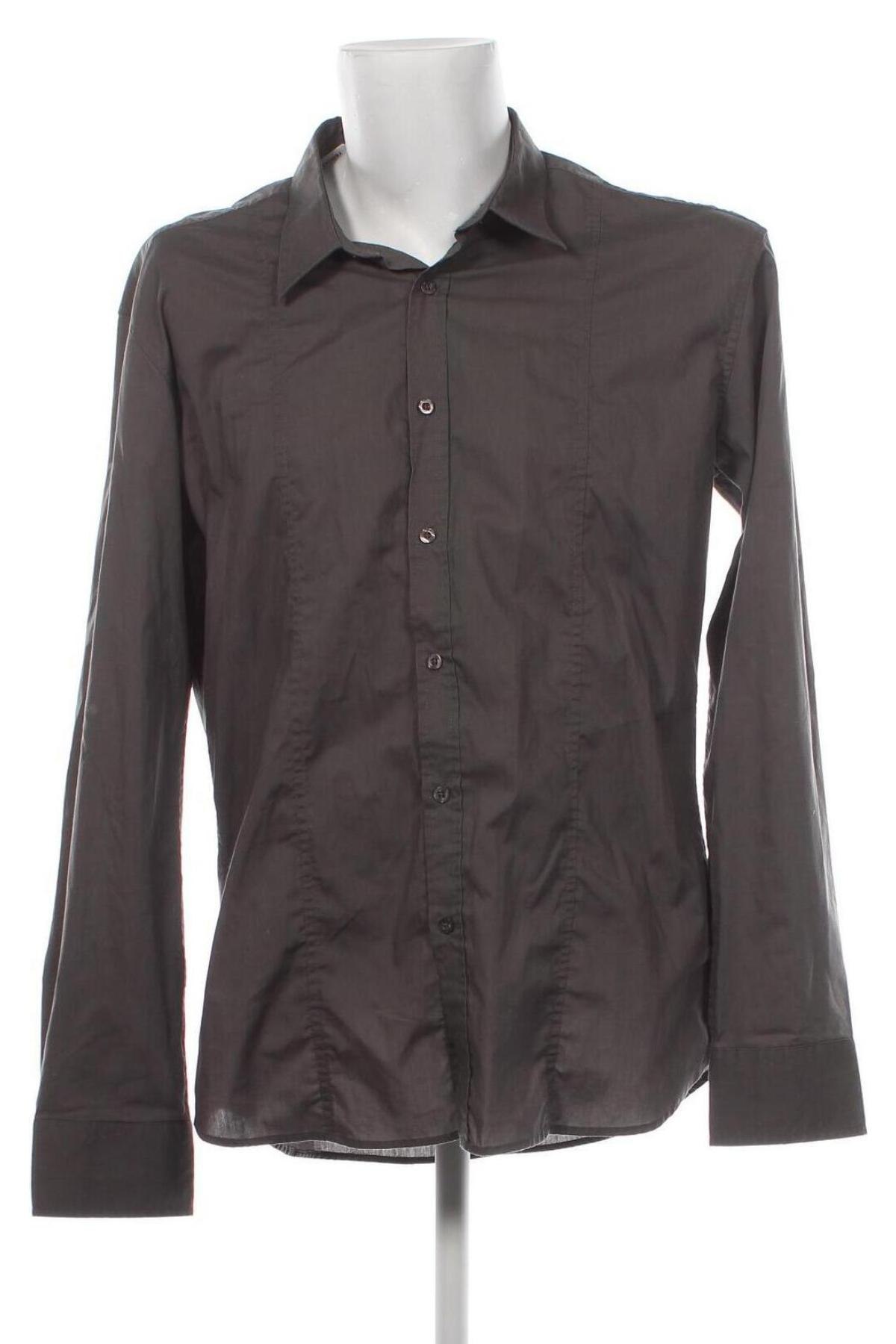 Herrenhemd Smog, Größe XXL, Farbe Grau, Preis 14,83 €
