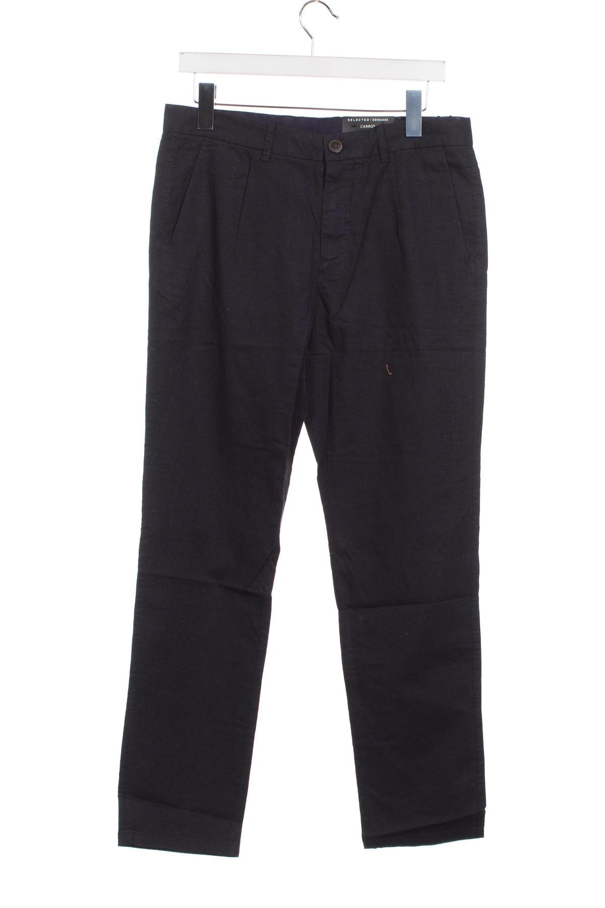 Pantaloni de bărbați Selected, Mărime S, Culoare Albastru, Preț 26,05 Lei