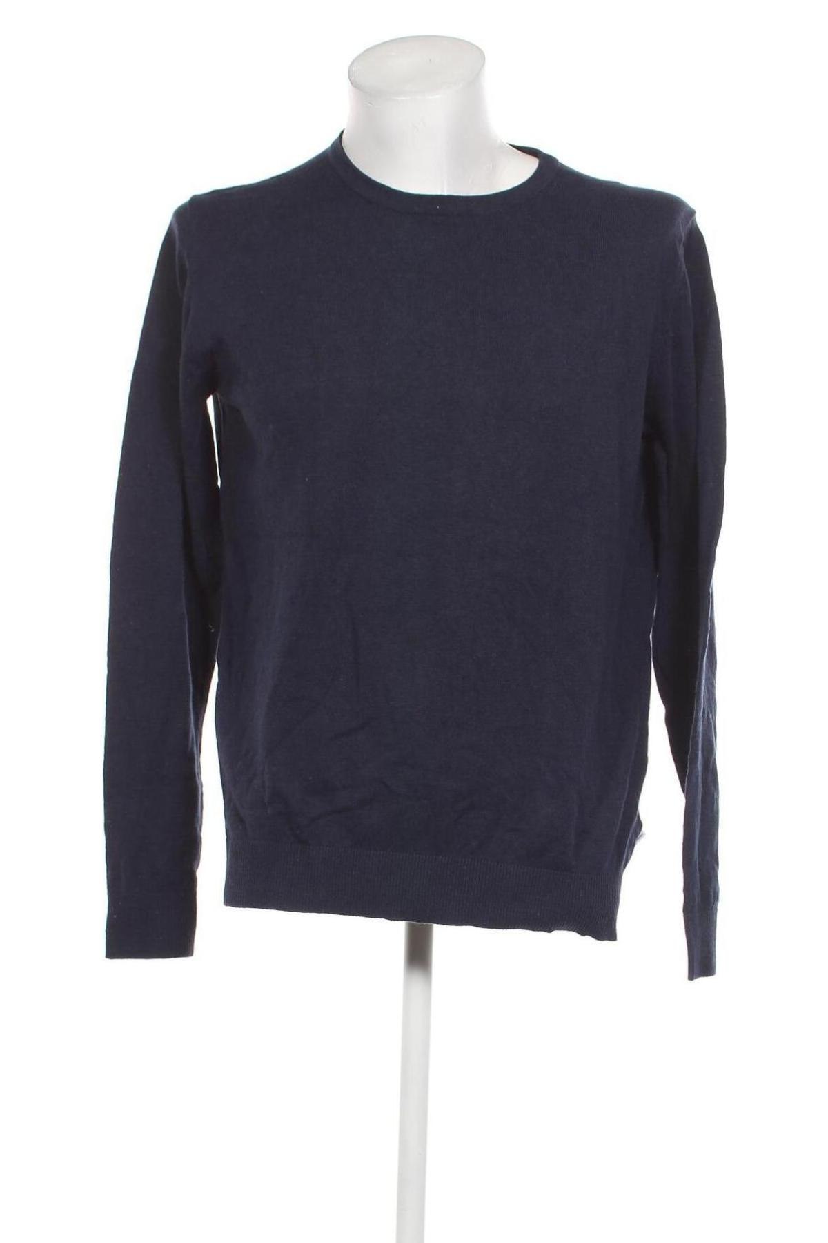 Мъжки пуловер Jack & Jones, Размер M, Цвят Син, Цена 44,20 лв.