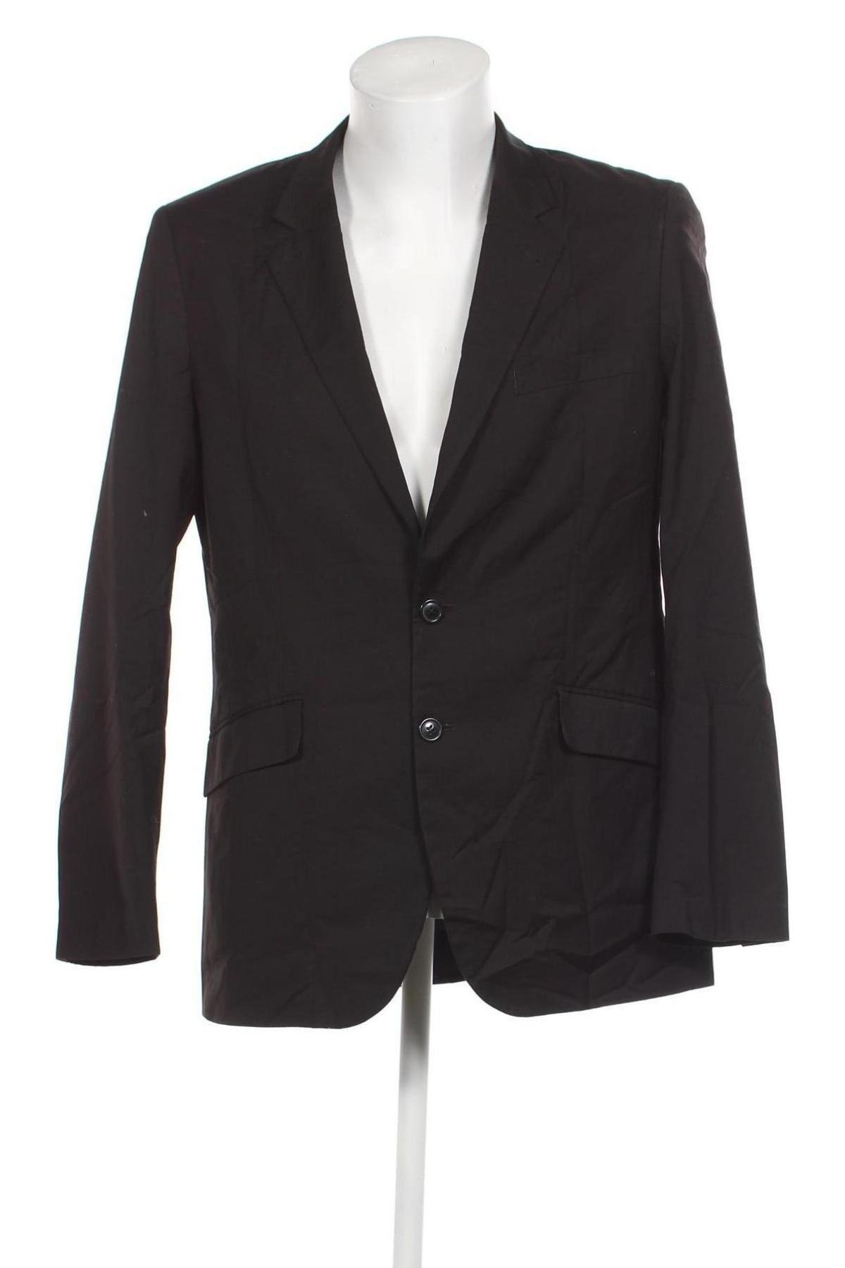 Ανδρικό σακάκι H&M, Μέγεθος L, Χρώμα Μαύρο, Τιμή 3,27 €