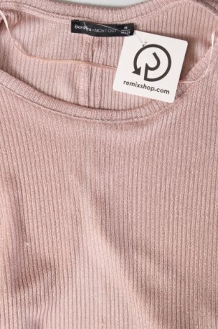 Damen Shirt Bershka, Größe M, Farbe Aschrosa, Preis 5,49 €