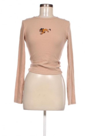 Damen Shirt Bershka, Größe S, Farbe Beige, Preis 13,49 €