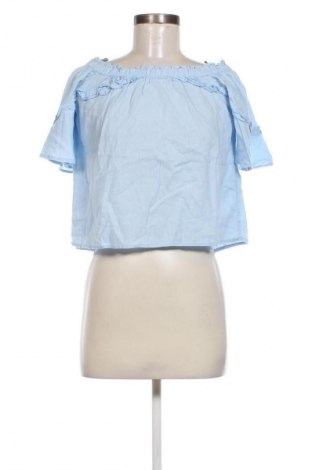 Damen Shirt Bershka, Größe M, Farbe Blau, Preis 10,00 €