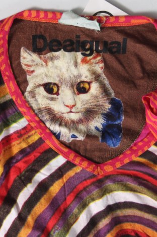 Дамска блуза Desigual, Размер M, Цвят Многоцветен, Цена 47,85 лв.