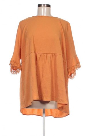 Damen Shirt SHEIN, Größe 4XL, Farbe Orange, Preis 10,00 €