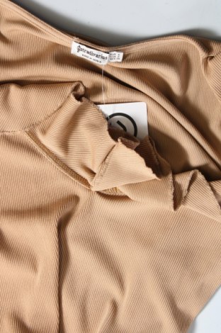 Damen Shirt Stradivarius, Größe S, Farbe Beige, Preis € 5,99