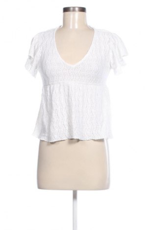 Damen Shirt Stradivarius, Größe M, Farbe Weiß, Preis € 2,99