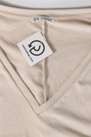 Damen Shirt Zara, Größe M, Farbe Beige, Preis € 5,99