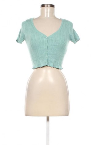 Cardigan de damă Bershka, Mărime M, Culoare Verde, Preț 62,99 Lei