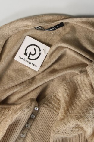 Damen Strickjacke Expresso, Größe L, Farbe Beige, Preis 22,49 €