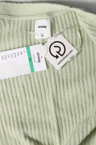 Cardigan de damă Sinsay, Mărime XL, Culoare Verde, Preț 78,99 Lei