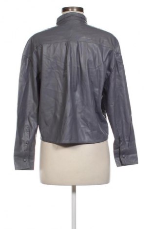 Damen Lederhemd Zara, Größe S, Farbe Grau, Preis € 22,49