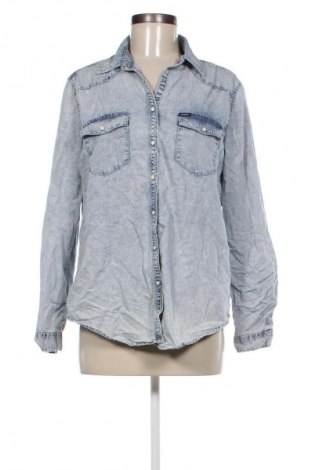 Damenbluse Pull&Bear, Größe L, Farbe Blau, Preis 17,79 €