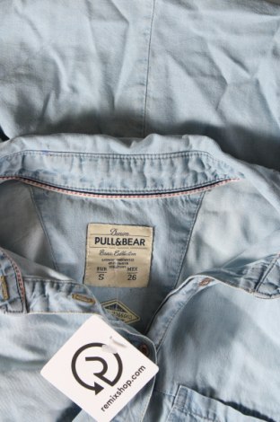 Дамска риза Pull&Bear, Размер S, Цвят Син, Цена 16,99 лв.