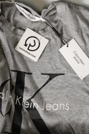 Γυναικείο t-shirt Calvin Klein Jeans, Μέγεθος S, Χρώμα Γκρί, Τιμή 35,99 €