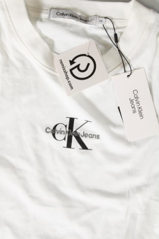 Damski T-shirt Calvin Klein Jeans, Rozmiar XS, Kolor Biały, Cena 262,99 zł