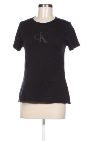 Damen T-Shirt Calvin Klein Jeans, Größe M, Farbe Schwarz, Preis 57,49 €