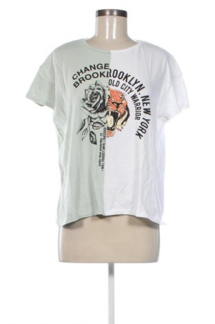 Γυναικείο t-shirt Clockhouse, Μέγεθος L, Χρώμα Πολύχρωμο, Τιμή 3,99 €