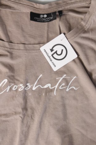 Γυναικείο t-shirt Crosshatch, Μέγεθος L, Χρώμα  Μπέζ, Τιμή 4,99 €