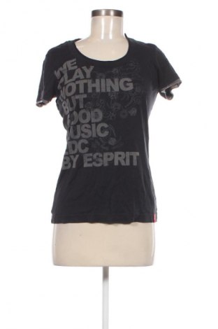 Γυναικείο t-shirt Edc By Esprit, Μέγεθος XL, Χρώμα Μαύρο, Τιμή 9,99 €