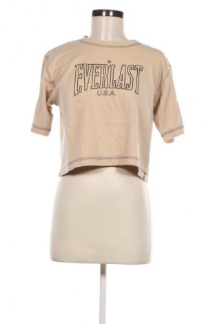 Damski T-shirt Everlast, Rozmiar L, Kolor Beżowy, Cena 20,99 zł