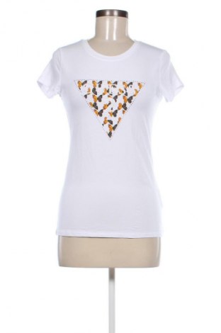 Γυναικείο t-shirt Guess, Μέγεθος M, Χρώμα Λευκό, Τιμή 26,99 €