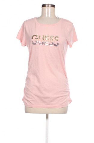 Damski T-shirt Guess, Rozmiar XL, Kolor Różowy, Cena 73,89 zł