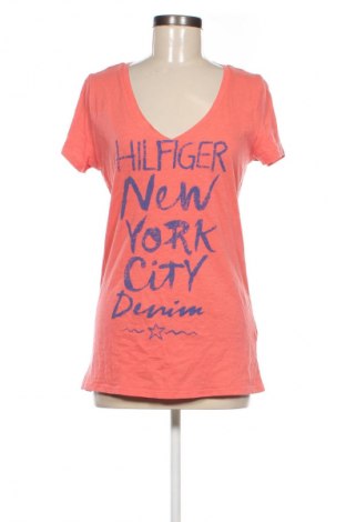 Damen T-Shirt Hilfiger Denim, Größe L, Farbe Rosa, Preis € 46,65