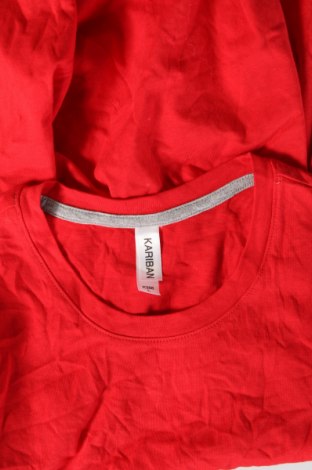 Damen T-Shirt Kariban, Größe L, Farbe Rot, Preis € 5,99