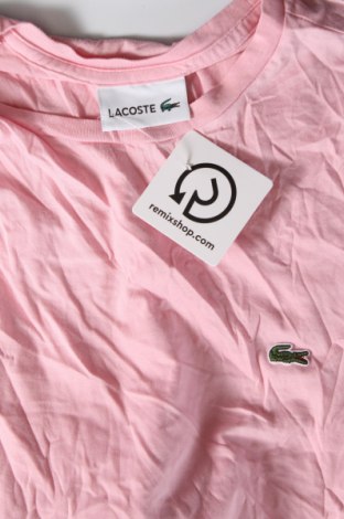 Дамска тениска Lacoste, Размер XL, Цвят Розов, Цена 37,49 лв.