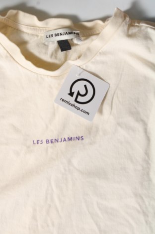 Γυναικείο t-shirt Les Benjamins, Μέγεθος S, Χρώμα Εκρού, Τιμή 8,49 €