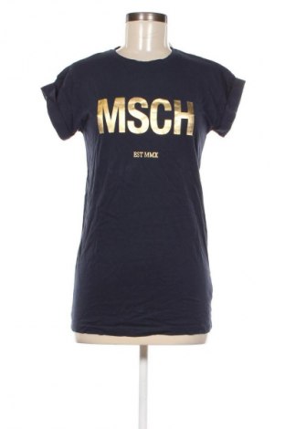 Γυναικείο t-shirt MSCH, Μέγεθος XS, Χρώμα Μπλέ, Τιμή 5,49 €