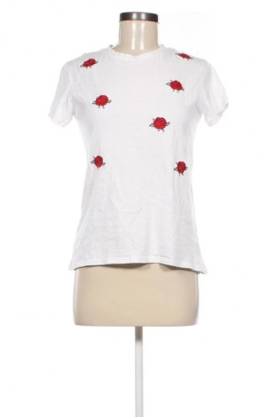 Γυναικείο t-shirt Mango, Μέγεθος S, Χρώμα Λευκό, Τιμή 21,38 €