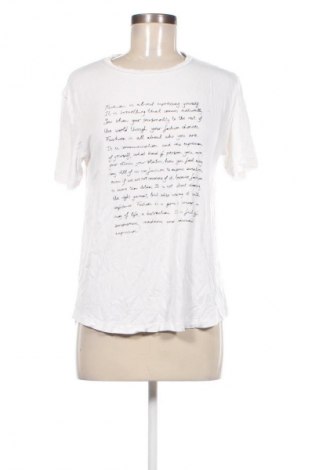 Γυναικείο t-shirt Mango, Μέγεθος S, Χρώμα Λευκό, Τιμή 9,99 €