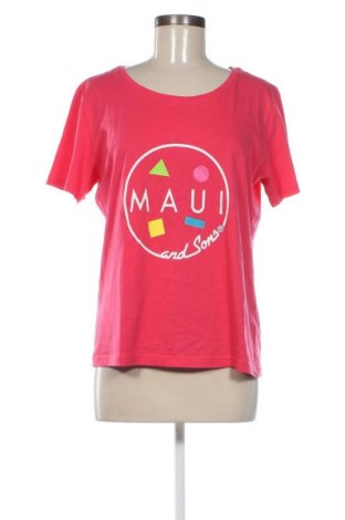 Γυναικείο t-shirt Maui, Μέγεθος L, Χρώμα Ρόζ , Τιμή 3,99 €