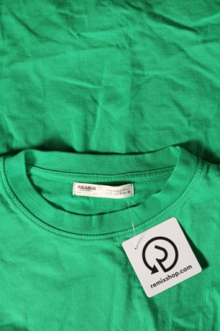 Damski T-shirt Pull&Bear, Rozmiar S, Kolor Zielony, Cena 17,99 zł