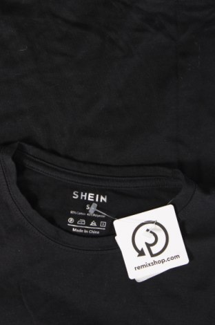 Γυναικείο t-shirt SHEIN, Μέγεθος S, Χρώμα Μαύρο, Τιμή 8,62 €